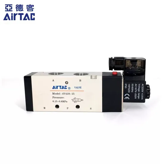 Airtac Pneumatic Solenoid Valve 4V110-M5 4V210-08 4V210-06 4V310-8 4V310-10 4V110-06 4V410-15